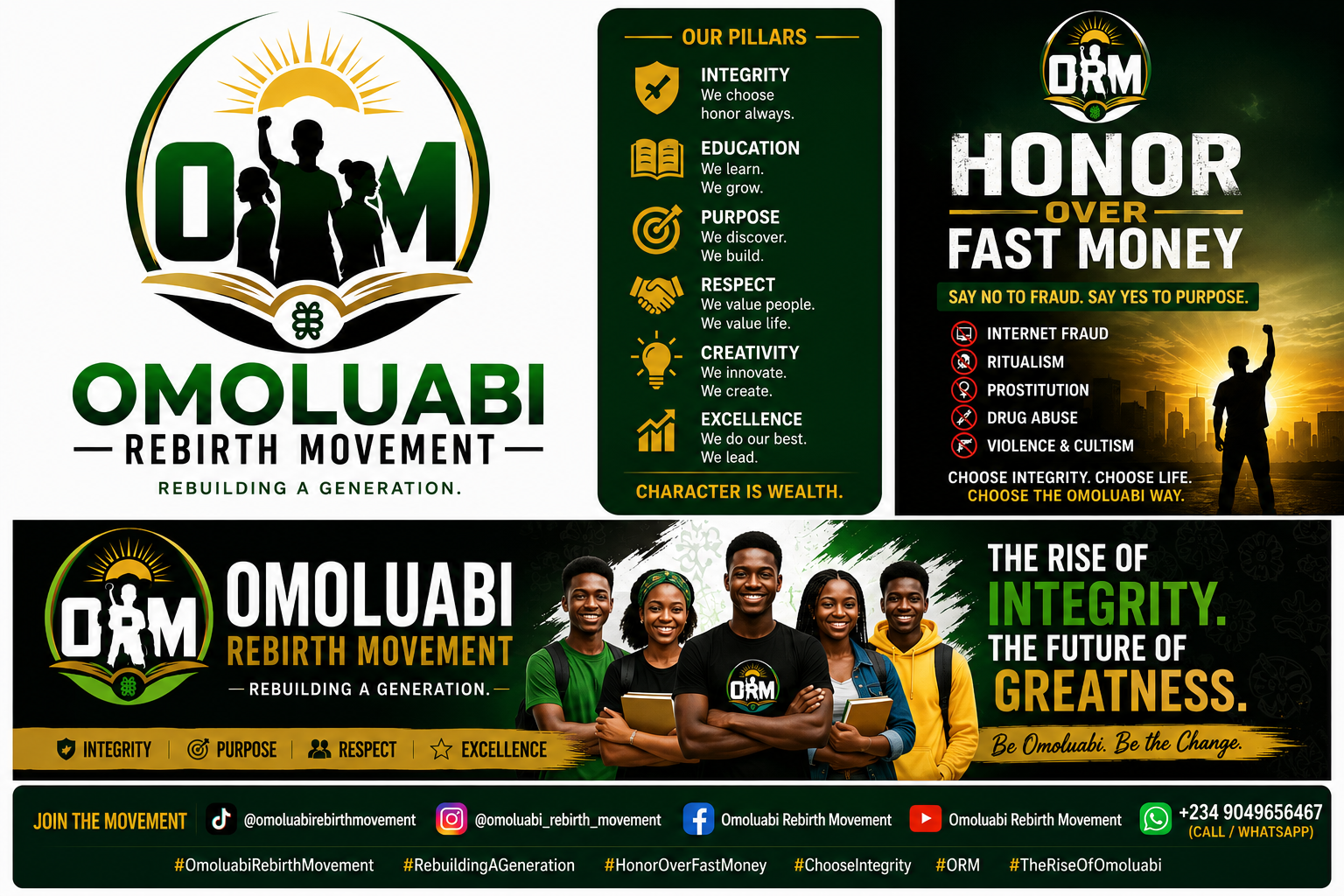 Omoluabi Rebirth Movement Banner